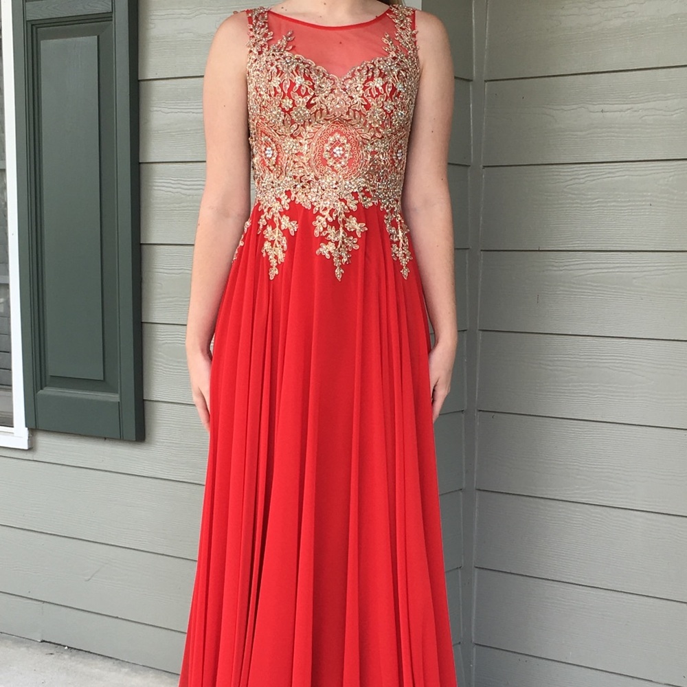 Dancing Queen Full Length Prom Dress
